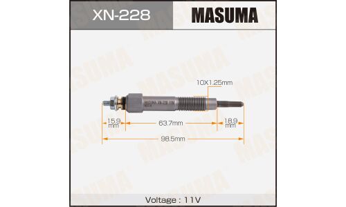 Свеча накаливания Masuma (CD20), арт. XN-228