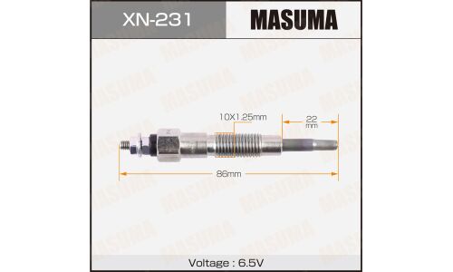 Свеча накаливания Masuma (RD28), арт. XN-231