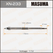 Свеча накаливания Masuma   CP-72 /YD25     (1/10/100)