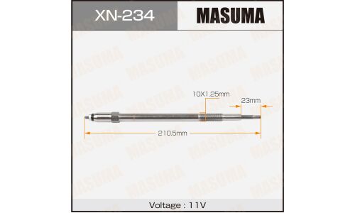 Свеча накаливания Masuma (ZD30DDT), арт. XN-234