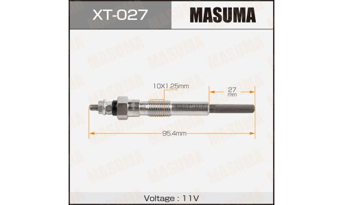 Свеча накаливания Masuma (1HZ / 1HDT), арт. XT-027