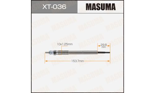 Свеча накаливания Masuma (1GD-FTV / 2GD-FTV), арт. XT-036