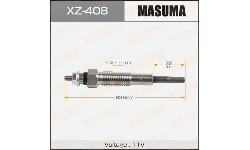 Свеча накаливания Masuma (RF), арт. XZ-408