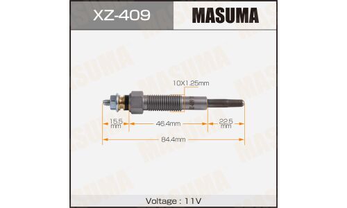 Свеча накаливания Masuma (WL-T), арт. XZ-409