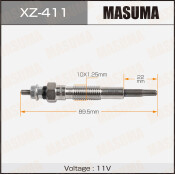 Свеча накаливания Masuma (HA), арт. XZ-411