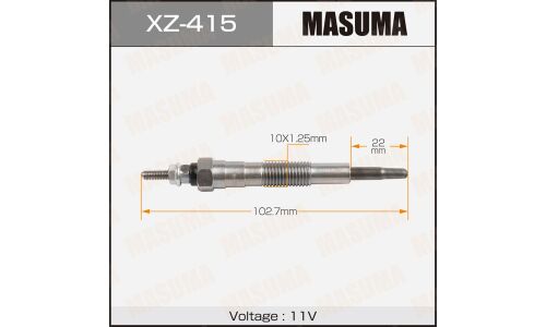 Свеча накаливания Masuma (WL / RF), арт. XZ-415