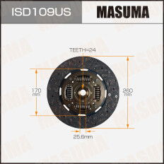 Диск сцепления Masuma (260х170х24х25.6мм), арт. ISD109US