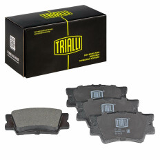 Колодки тормозные дисковые Trialli задние, комплект на ось (4 шт), арт. PF 1903