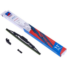 Щетка стеклоочистителя Double Force 275мм (11") каркасная, летняя, крепления J-Hook, Bayonet, 1 шт, арт. DFM11