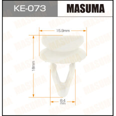 Клипса крепежная Masuma KE-073 (OEM 90602-SFA-004)