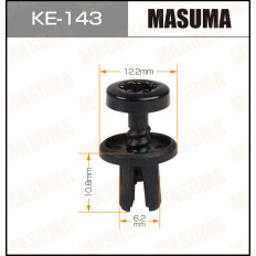 Клипса крепёжная деталей кузова Masuma, для Renault, арт. KE-143