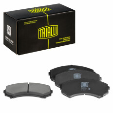 Колодки тормозные дисковые Trialli передние, комплект на ось (4 шт), арт. PF 4101