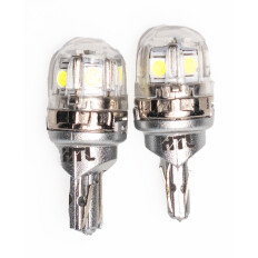 Лампа светодиодная HTL Base W5W (W2.1x9.5d, T10), 12В, 2Вт (соответствует 5Вт), 6000К, комплект 2 шт, арт. Л0410