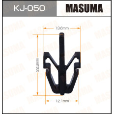 Клипса крепёжная деталей кузова Masuma, для Mitsubishi, Toyota, арт. KJ-050