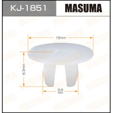 Клипса крепёжная деталей кузова Masuma, для Honda, арт. KJ-1851