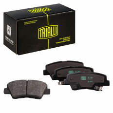 Колодки тормозные дисковые Trialli  задние, комплект на ось (4 шт), арт. PF 0881