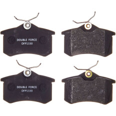Колодки тормозные дисковые Double Force, задние, комплект на ось (4 шт), арт. DFP1330