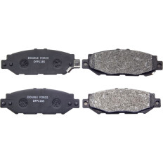 Колодки тормозные дисковые Double Force, задние, комплект на ось (4 шт), арт. DFP1185