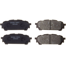 Колодки тормозные дисковые Double Force, задние, комплект на ось (4 шт), арт. DFP3395