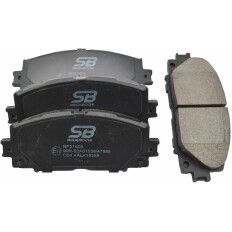 Колодки тормозные дисковые SB NAGAMOCHI, передние, комплект на ось (4 шт), арт. BP21508