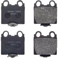 Колодки тормозные дисковые Double Force, задние, комплект на ось (4 шт), арт. DFP3233