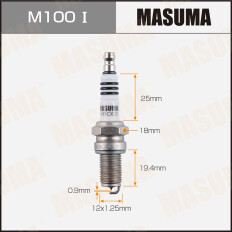 Свеча зажигания Masuma Iridium с иридиевым электродом, арт. M100I