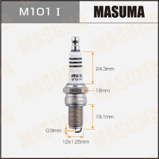 Свеча зажигания Masuma Iridium с иридиевым электродом, арт. M101I