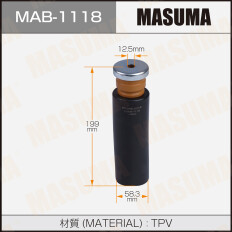 Пыльник-отбойник амортизатора Masuma, арт. MAB-1118