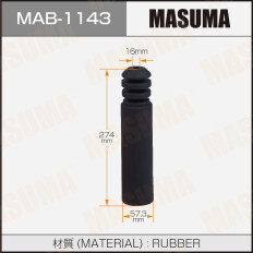 Пыльник амортизатора Masuma, арт. MAB-1143