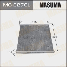 Фильтр салонный Masuma AC-104 угольный, арт. MC-227CL