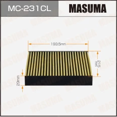 Фильтр салонный Masuma AC-108E угольный, арт. MC-231CL