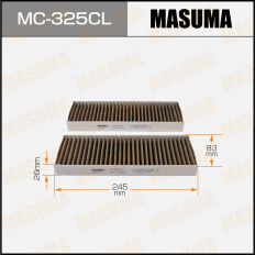 Фильтр салонный Masuma AC-202 угольный, арт. MC-325CL
