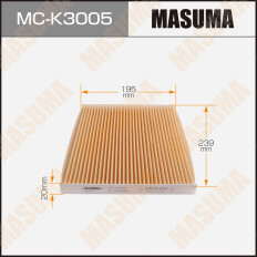 Фильтр салонный Masuma AC-0163, арт. MC-K3005