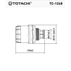 Фильтр масляный Totachi, арт. TC-1248