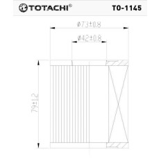 Фильтр масляный Totachi, арт. TO-1145