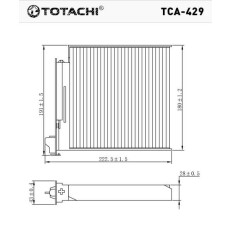 Фильтр салонный Totachi, арт. TCA-429