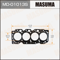 Прокладка ГБЦ Masuma, для двигателей 2С-T, арт. MD-01013 S