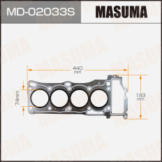Прокладка ГБЦ Masuma, для двигателей QG15DE, арт. MD-02033S