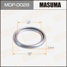 Шайба (прокладка) для болта маслосливного MASUMA, MITSUBISHI 13.8x18.8x2.3