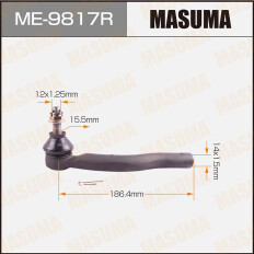 Наконечник рулевой тяги Masuma, правый, арт. ME-9817R