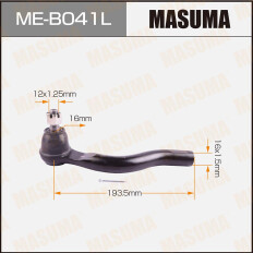 Наконечник рулевой тяги Masuma, левый, арт. ME-B041L
