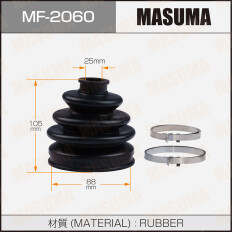 Пыльник привода Masuma, резина, арт. MF-2060