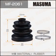 Пыльник привода Masuma, арт. MF-2061