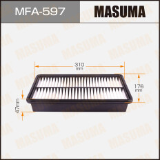 Фильтр воздушный Masuma A-474, арт. MFA-597