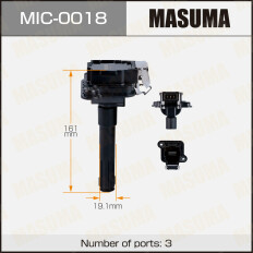 Катушка зажигания Masuma, для Audi A4 / A6 (AEB / AMB / APU), арт. MIC-0018