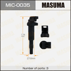 Катушка зажигания Masuma, арт. MIC-0035