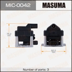 Катушка зажигания Masuma, для Skoda Octavia (AEE), арт. MIC-0042