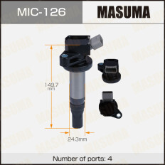 Катушка зажигания Masuma, для Toyota Passo, Subaru Pleo (1KRFE), арт. MIC-126