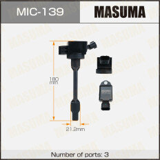 Катушка зажигания Masuma, для Toyota RAV4 (M20AFKS / A25A-FKS), арт. MIC-139