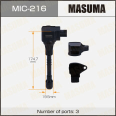 Катушка зажигания Masuma, для Infiniti QX56 / QX80, арт. MIC-216